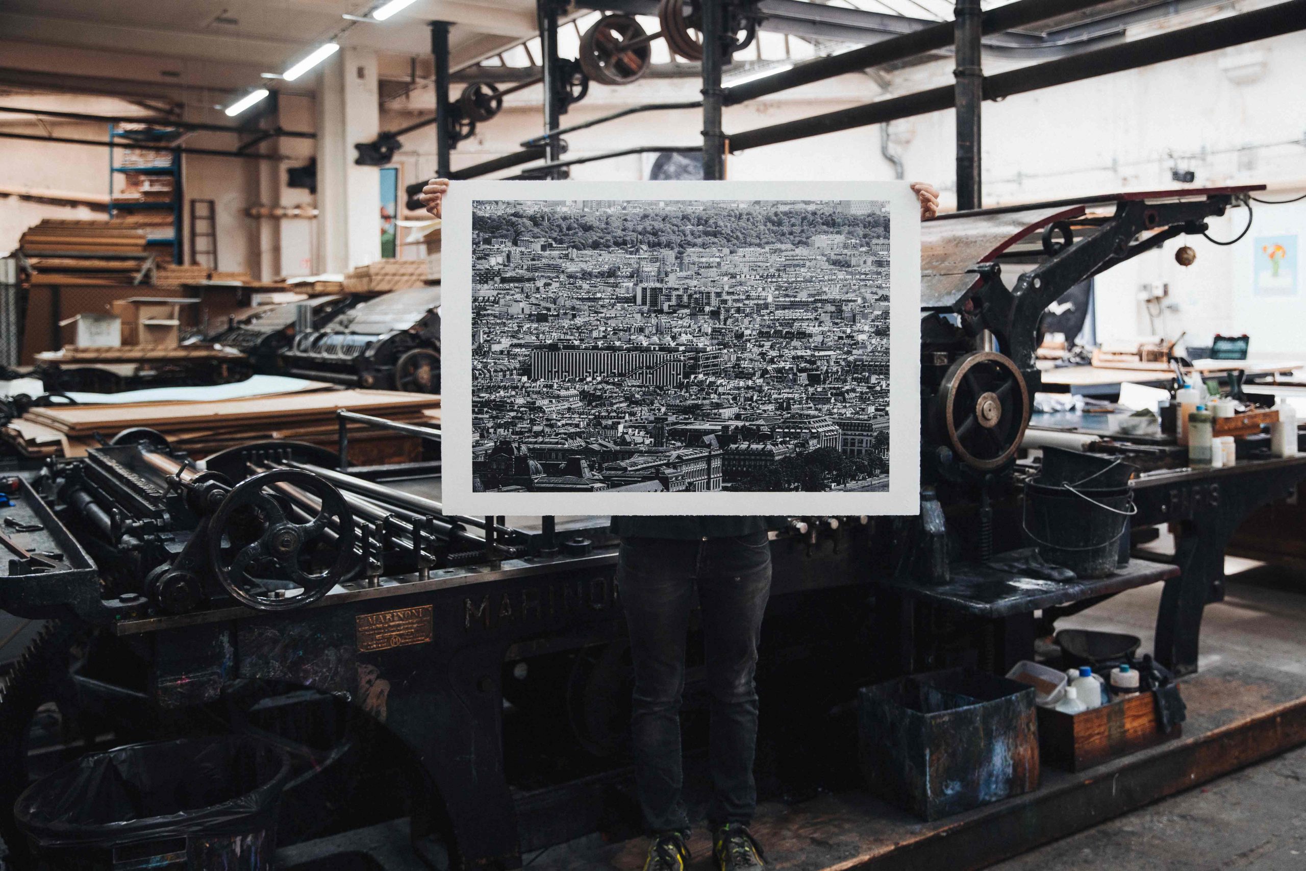 Fabrication de la lithographie chez Idem